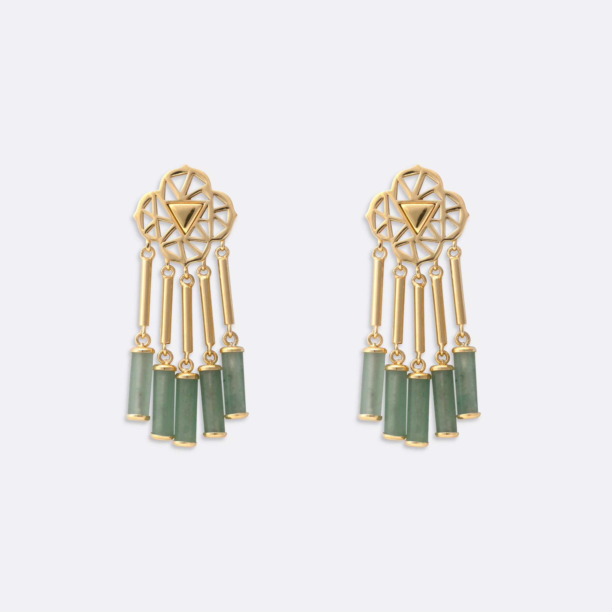 Seed Green Earrings